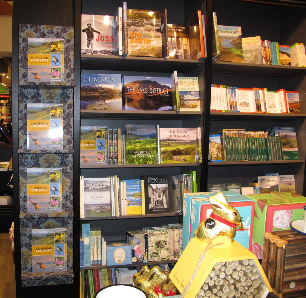 Books Displayed in Shop - Cumbrian Contrasts